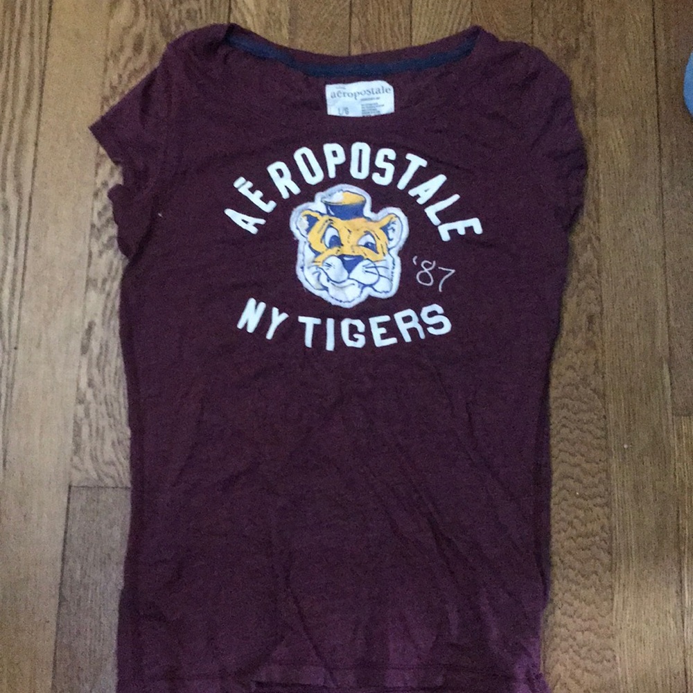 Aeropostale 87 tiger tee shirt ladies large